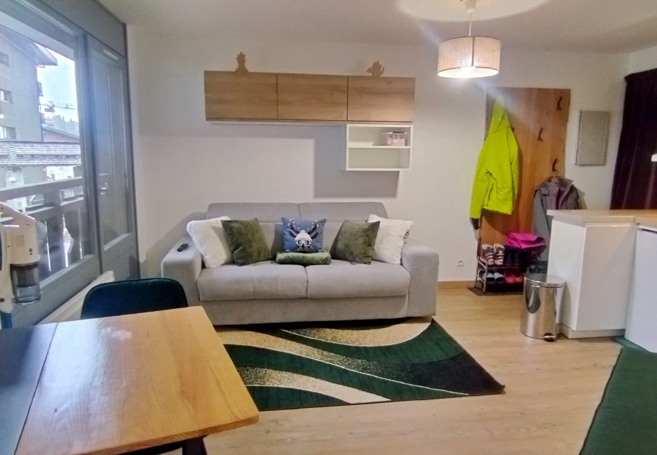 Appartement à Les Carroz d'Arâches - Au cœur de la station des Carroz d'Arâches, Grand Massif, appartement de vacances 4 personnes - CIN630